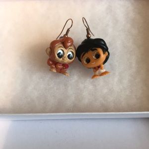 Disney hand made Aladdin and Abu earrings!